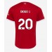 Liverpool Diogo Jota #20 Hjemmedrakt 2023-24 Kortermet